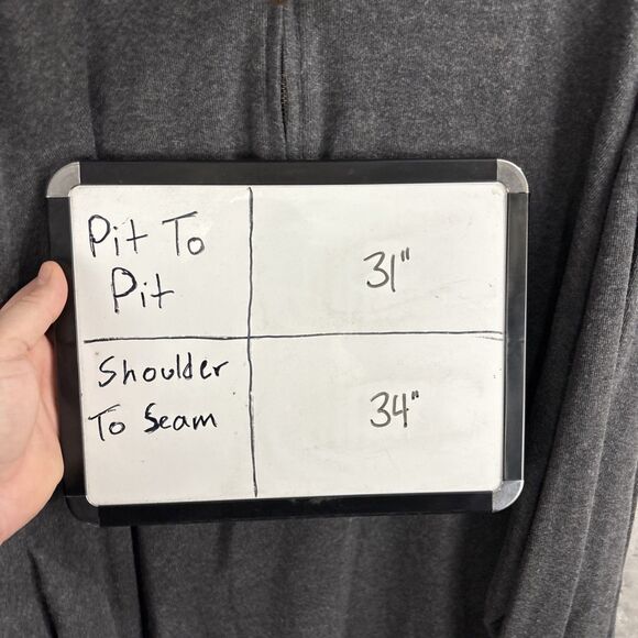 Polo Ralph Lauren Sweater Mens 4XB Gray Estate Rib 1/4 Zip Multicolored Pony - Picture 6 of 6